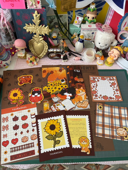 💌 Mail club fleuri du mois - La fleur de Tournesol 🌻 - Formule fleur épanouie 🌷 💌