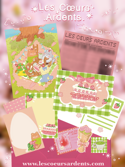 💌 Courrier du mois - Sortir dehors 🌸🍰 💌      Mail of the month - Going outside 🌸🍰 💌