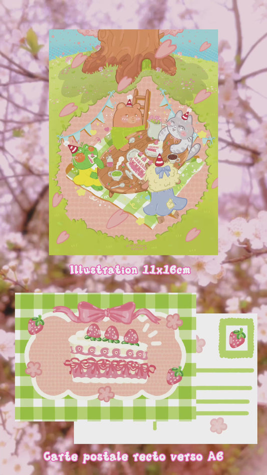 💌 Courrier du mois - Sortir dehors 🌸🍰 💌      Mail of the month - Going outside 🌸🍰 💌